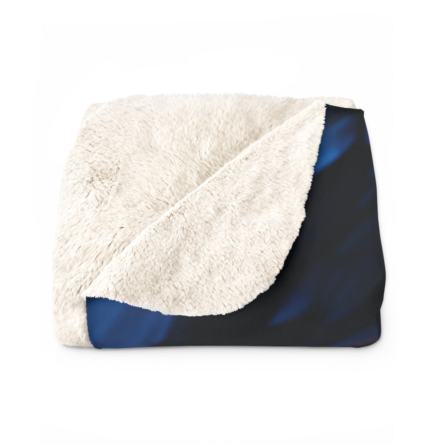 Blue Dragon Head- Sherpa Fleece Blanket