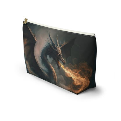 Fire Breathing Dragon- Zippered Pouch