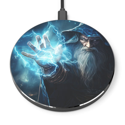 Wizard Casting Lightning Bolt- Wireless Charger