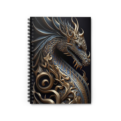 Metal Dragon- Spiral Notebook