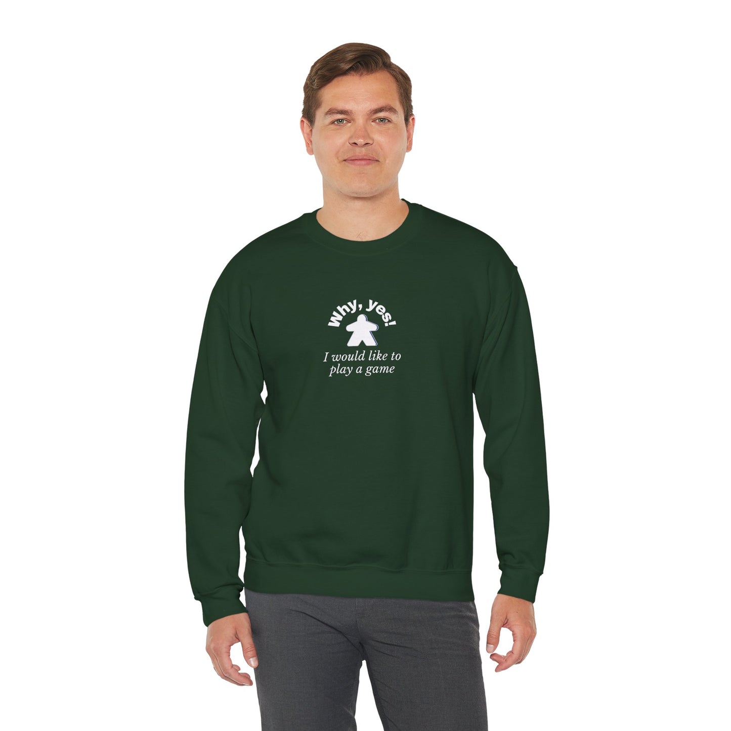 Play A Game- Unisex Crewneck Sweatshirt