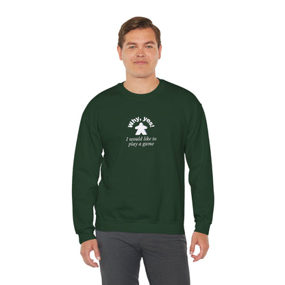 Play A Game- Unisex Crewneck Sweatshirt
