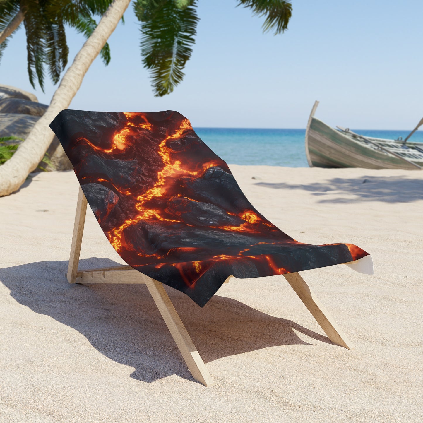 Lava Flow- Beach Towel