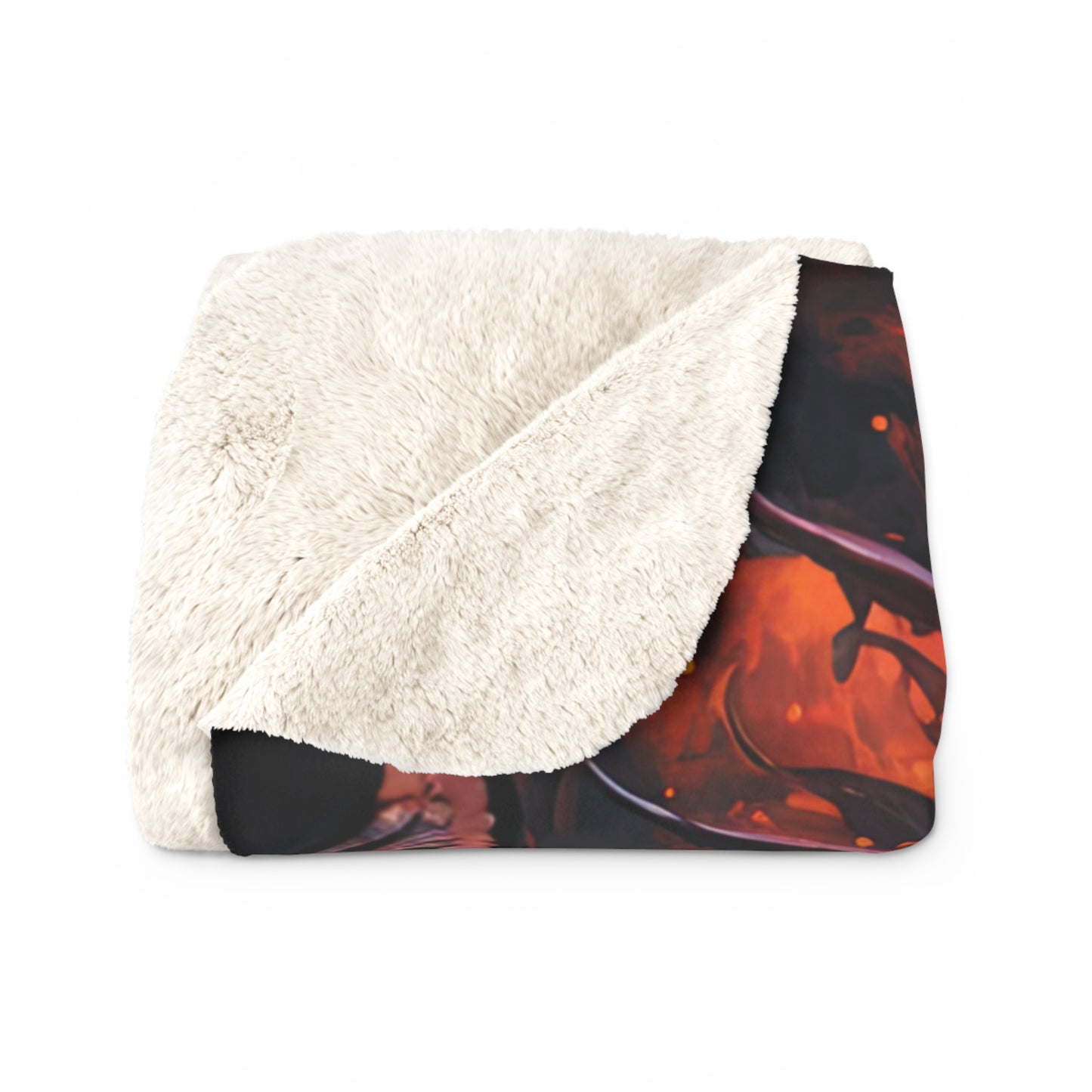 Fire Dragon- Sherpa Fleece Blanket