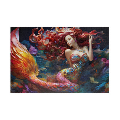 Red-Haired Mermaid- Jigsaw Puzzle