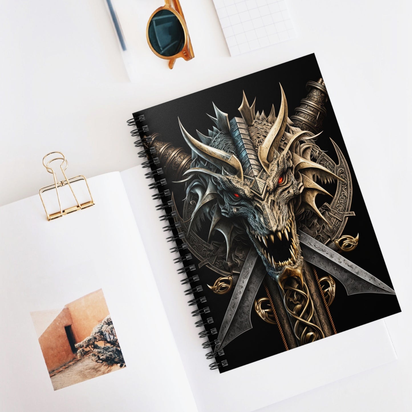 Dragon Skull- Spiral Notebook