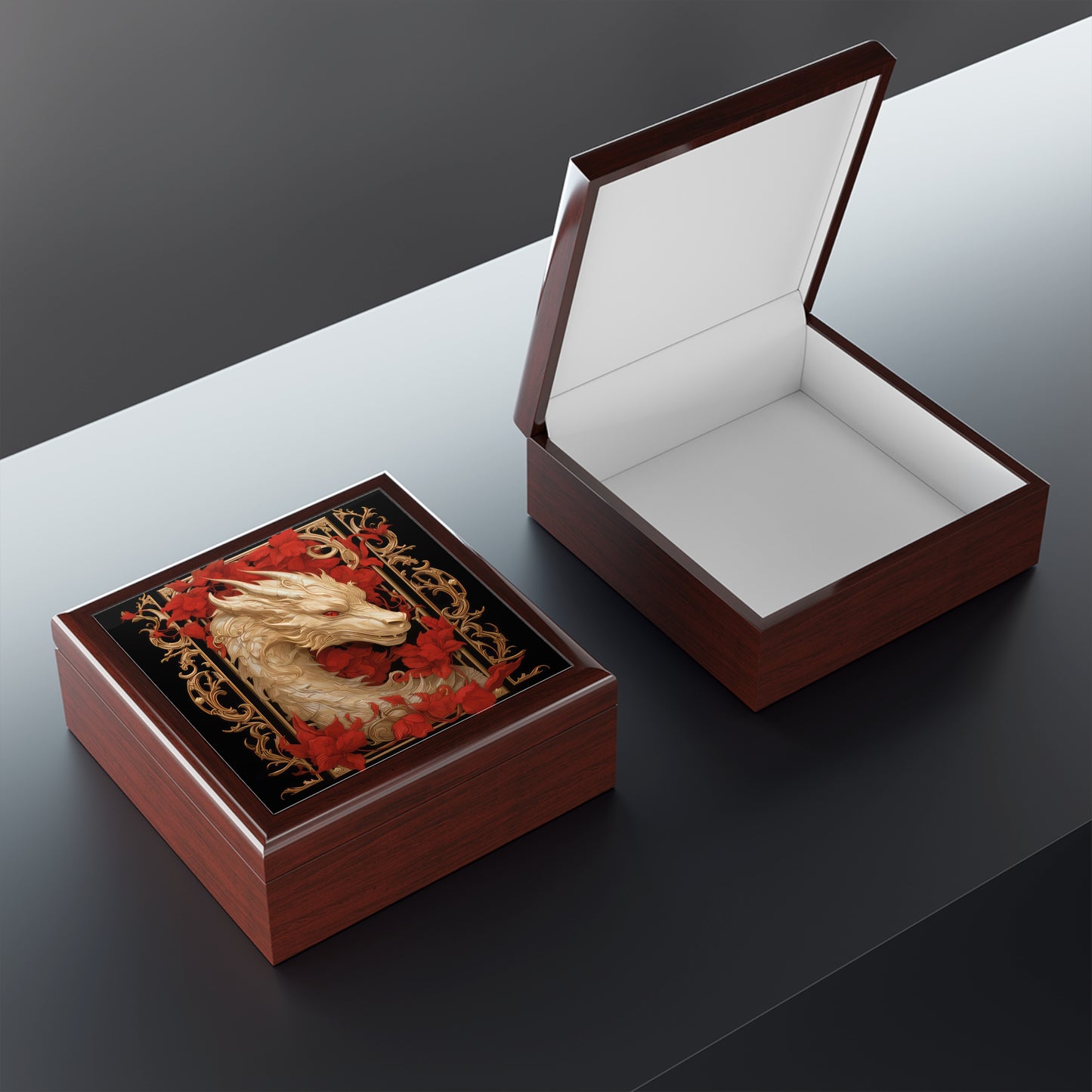 Elegant Dragon- Storage/Dice Box