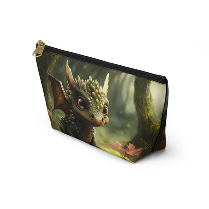 Baby Green Dragon- Zippered Pouch