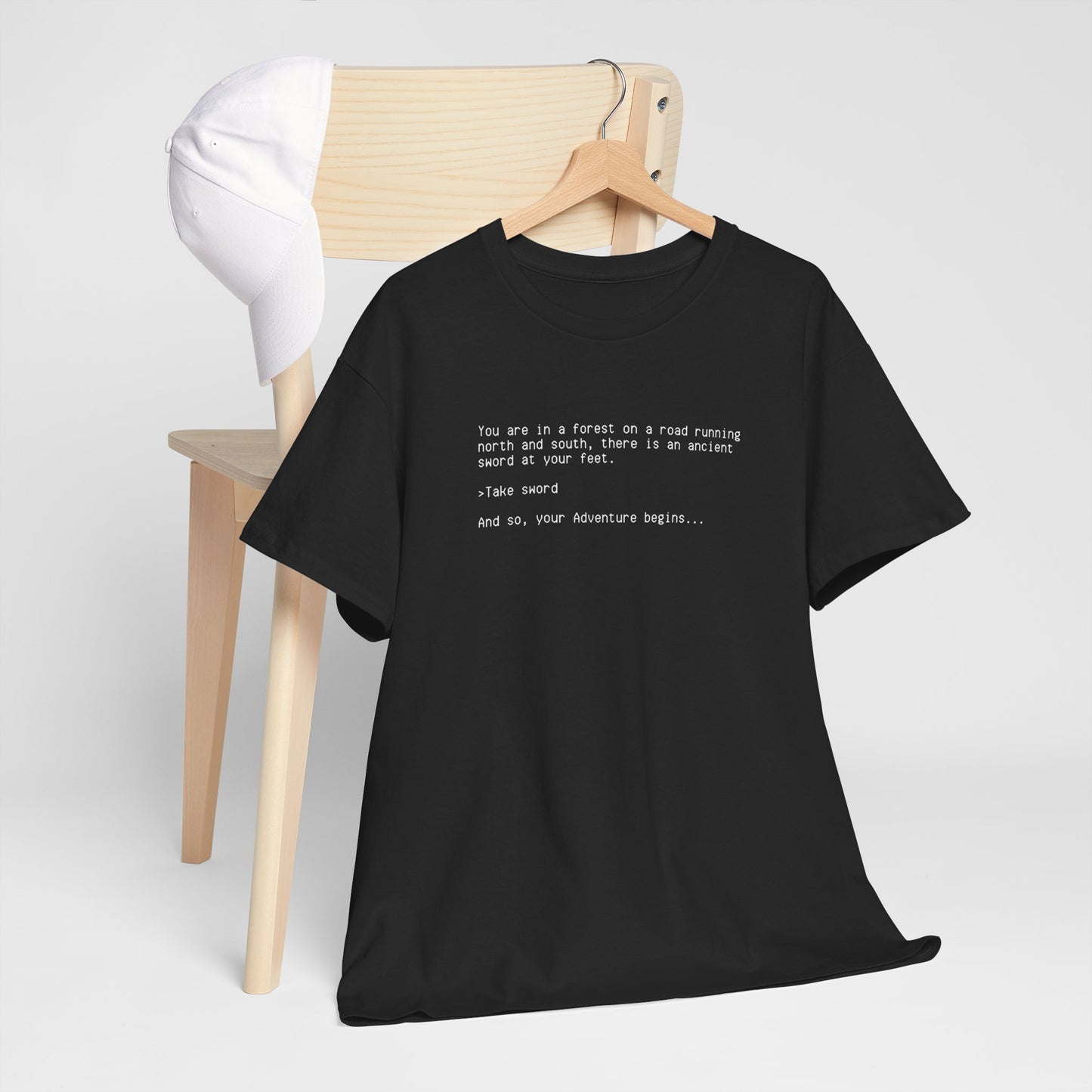 Text Based Adventure- Unisex Cotton Tee