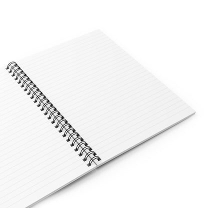 Elegant White Dragon- Spiral Notebook