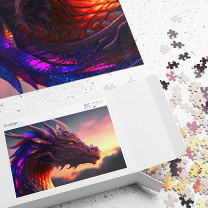 Red Dragon Head- Jigsaw Puzzle