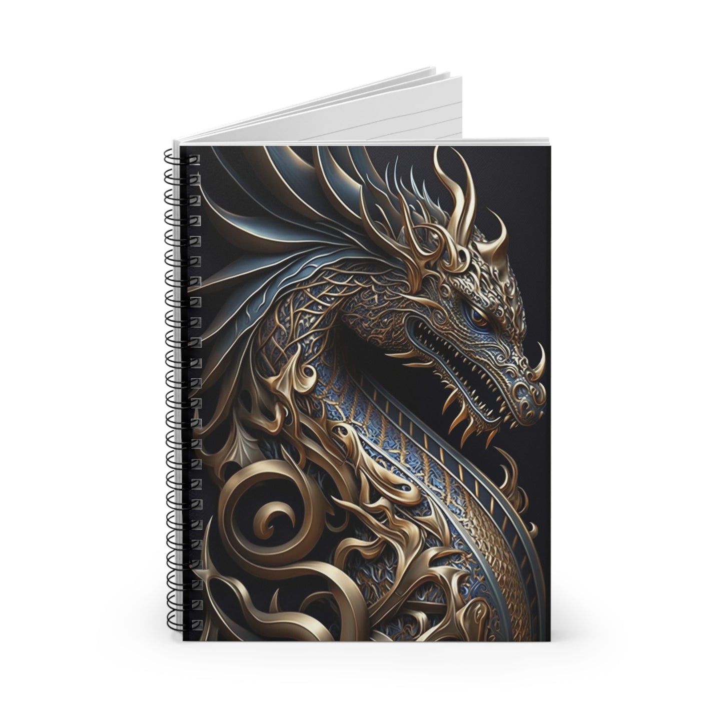 Metal Dragon- Spiral Notebook