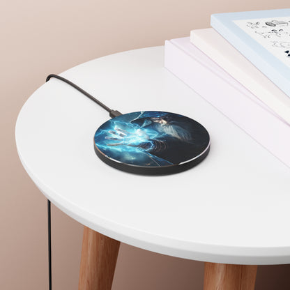 Wizard Casting Lightning Bolt- Wireless Charger