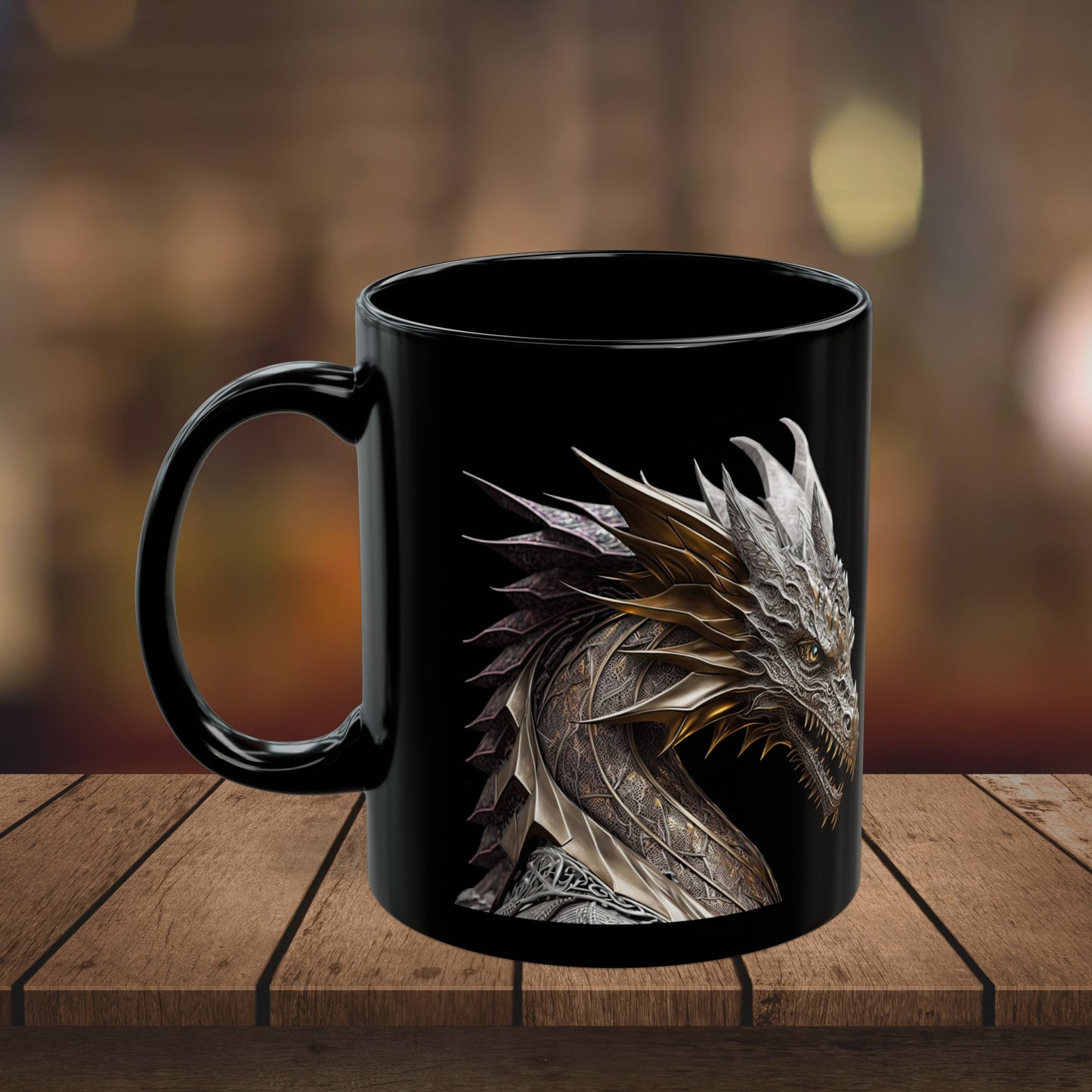 Metallic Dragon- Coffee Mug