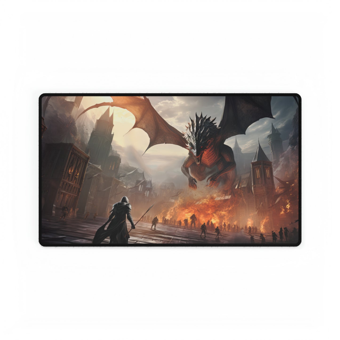 Dragon Attacks- Desk Mat