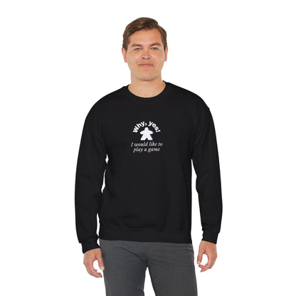 Play A Game- Unisex Crewneck Sweatshirt