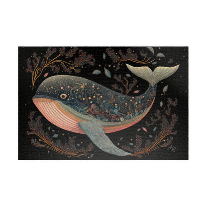 Vintage Whale- Jigsaw Puzzle