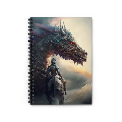 Dragon and Knight- Spiral Notebook