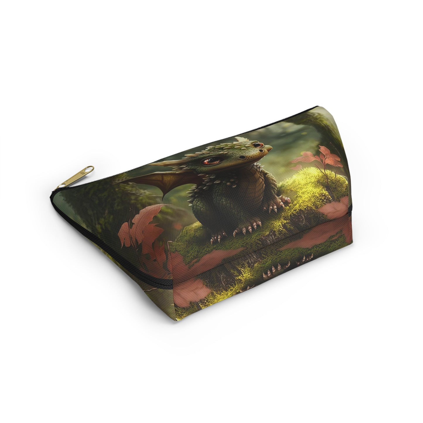 Baby Green Dragon- Zippered Pouch