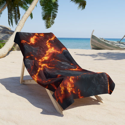 Lava Flow- Beach Towel