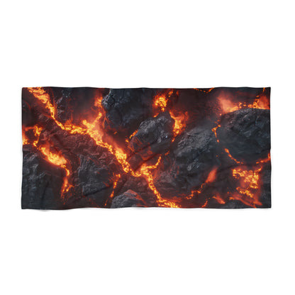 Lava Flow- Beach Towel