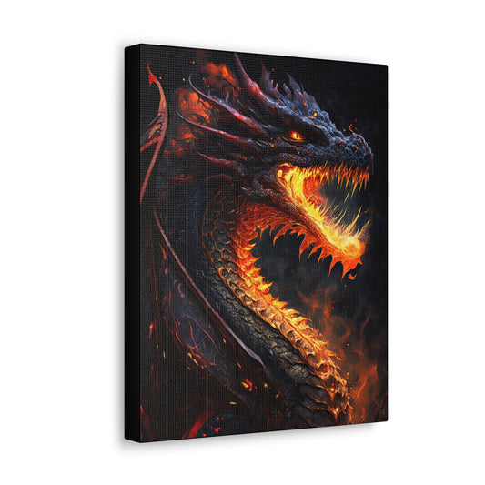 Fire Dragon- Canvas Gallery Print