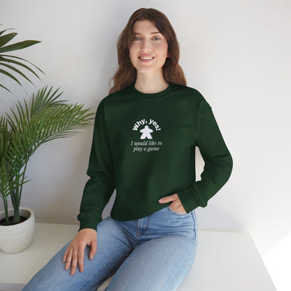 Play A Game- Unisex Crewneck Sweatshirt