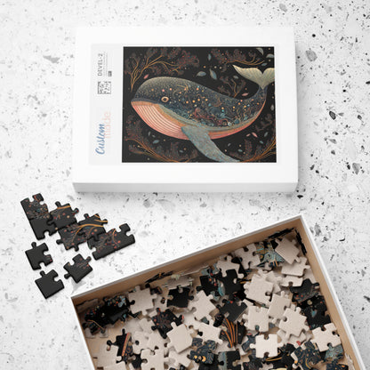 Vintage Whale- Jigsaw Puzzle