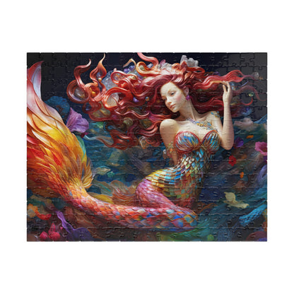 Red-Haired Mermaid- Jigsaw Puzzle