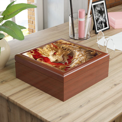 White Dragon- Storage/Dice Box