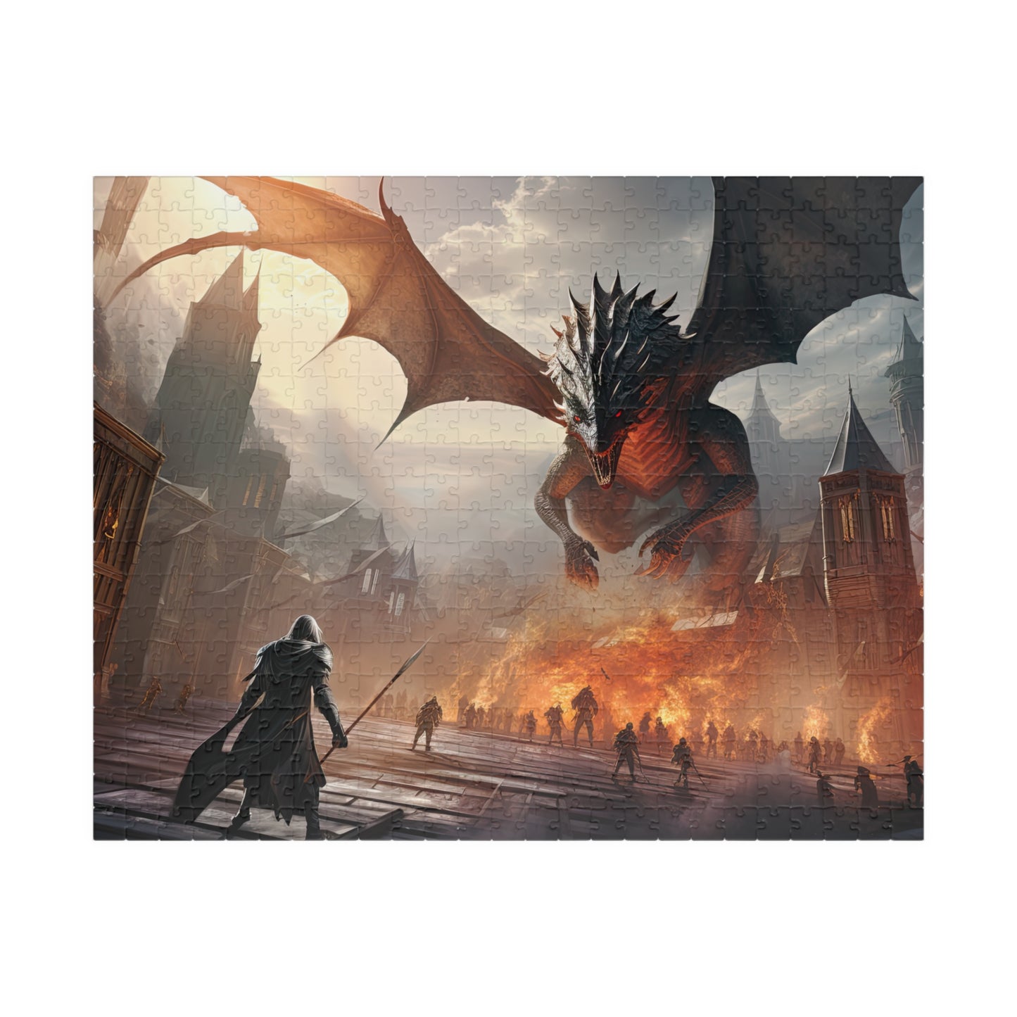 Dragon Attack- Jigsaw Puzzle