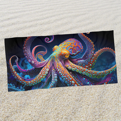 Colorful Octopus- Beach Towel