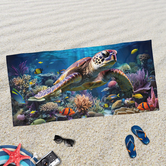 Sea Turtle- Beach Towel