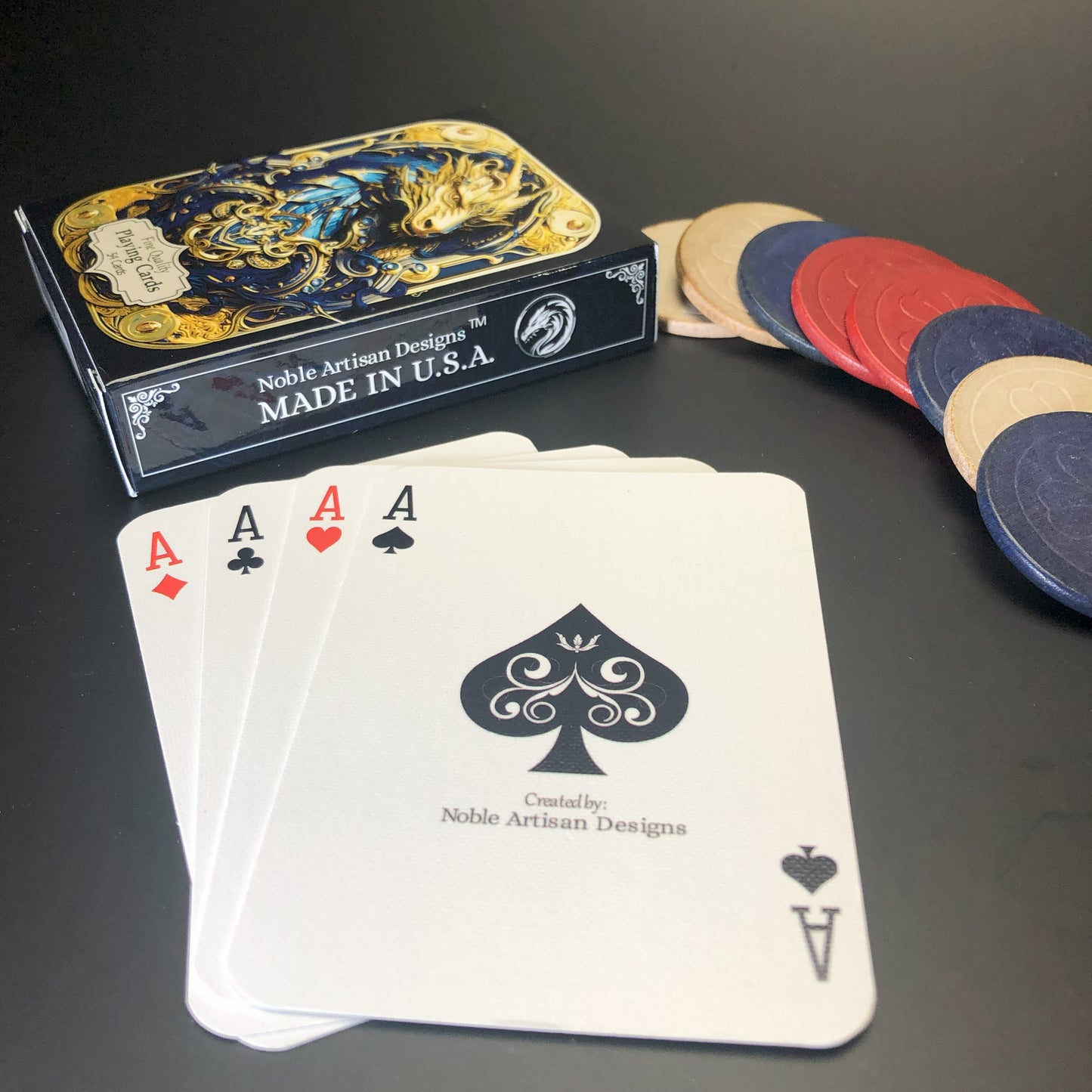 Blue Dragon- Premium Playing Cards