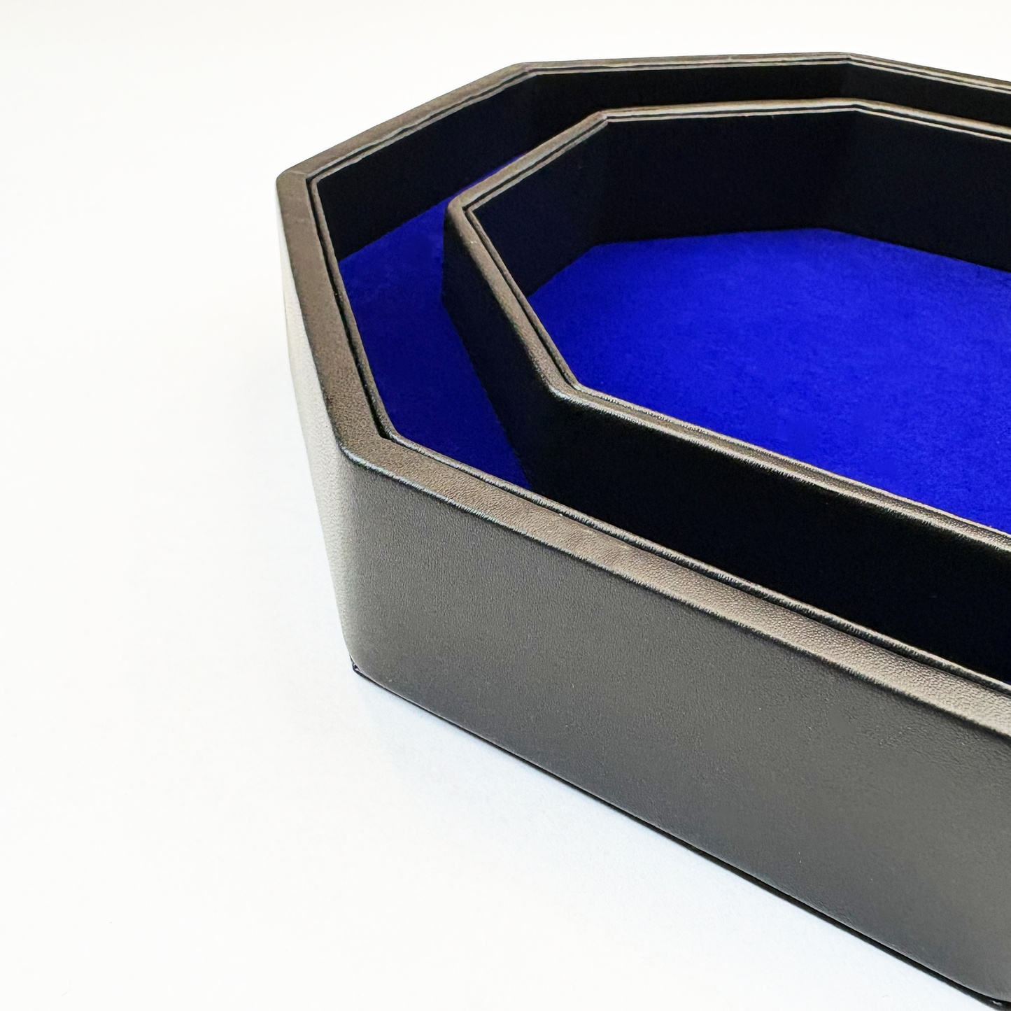 Dice Rolling Tray- Coiled Blue Dragon