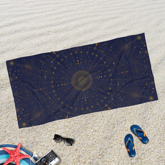 Celestial Mandala- Beach Towel