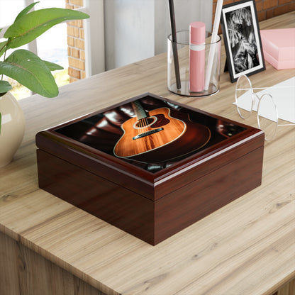 Acoustic Guitar Jewelry/Keepsake Box