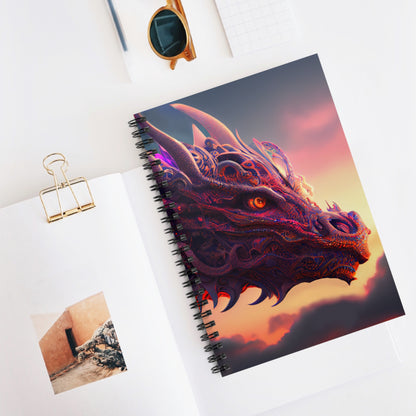 Red Dragon- Spiral Notebook