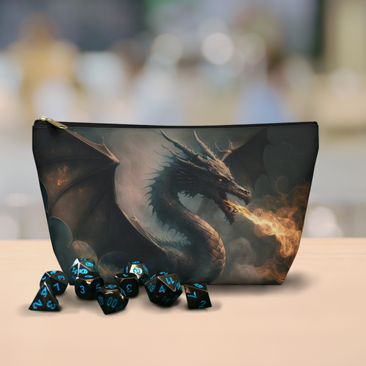 Fire Breathing Dragon- Zippered Pouch