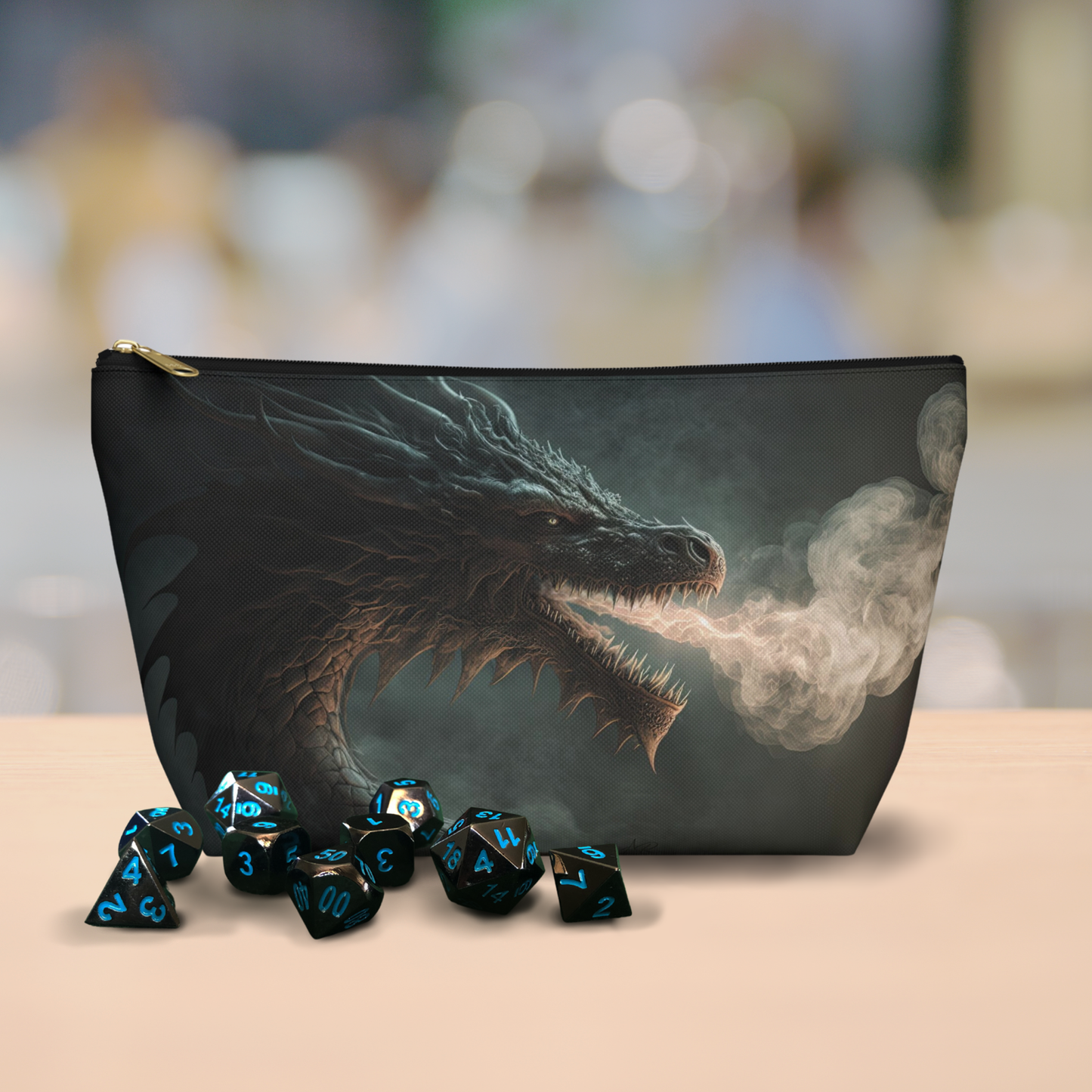 Dragon Smoke- Zippered Pouch