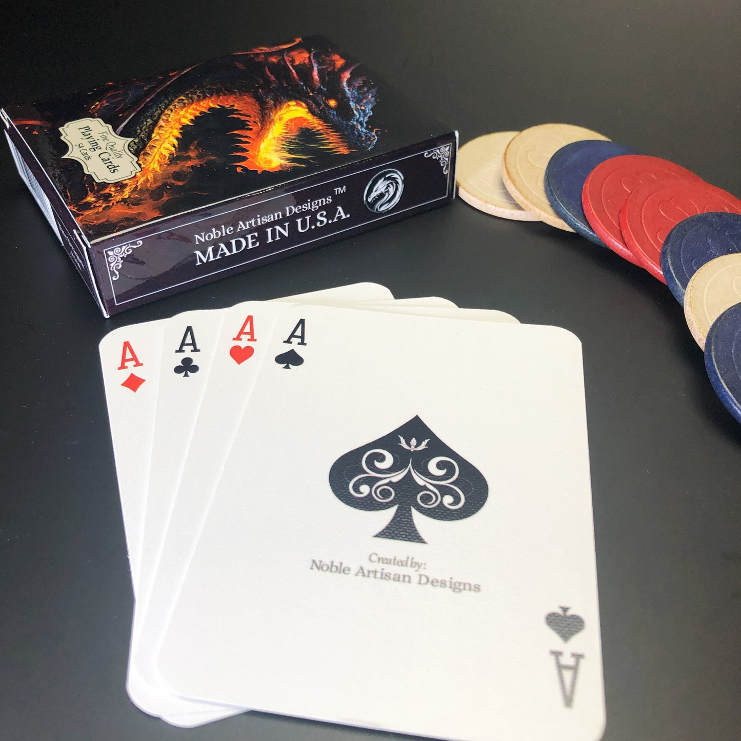 Fire Dragon- Premium Playing Cards