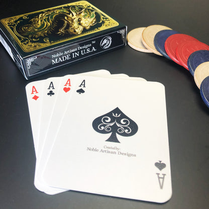 Green Dragon- Premium Playing Cards