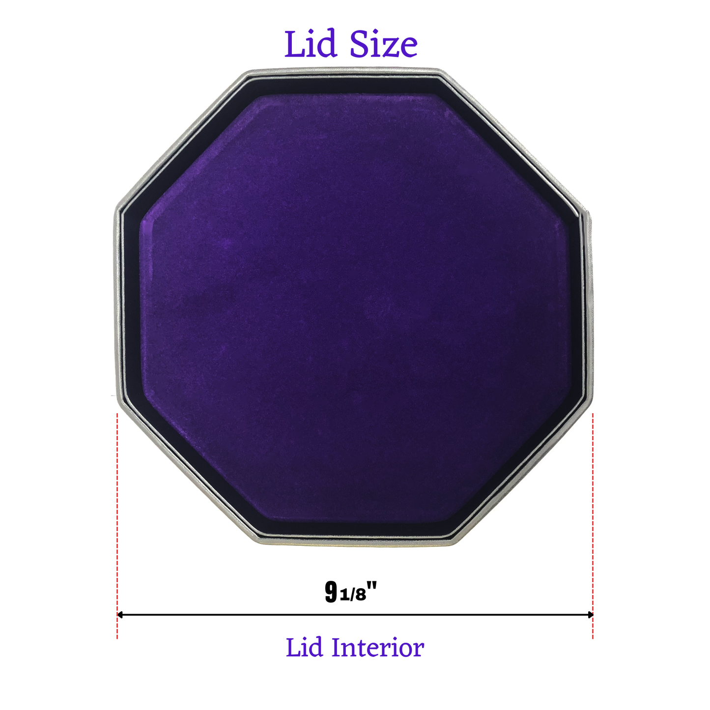 Dice Rolling Tray- Purple Dragon