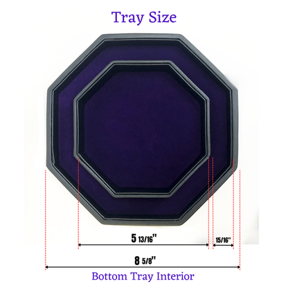 Dice Rolling Tray- Purple Dragon