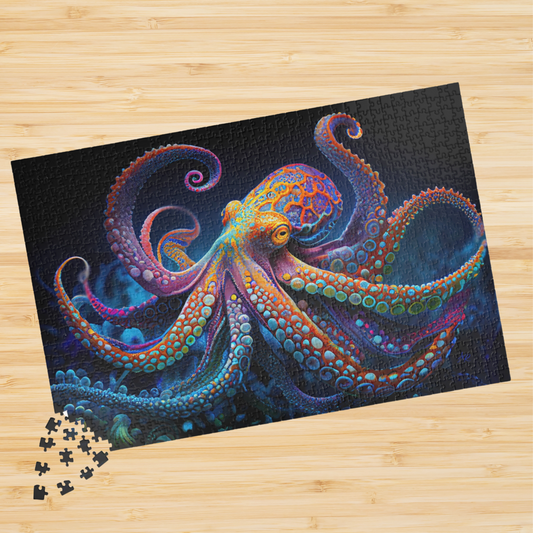 Colorful Octopus- Jigsaw Puzzle