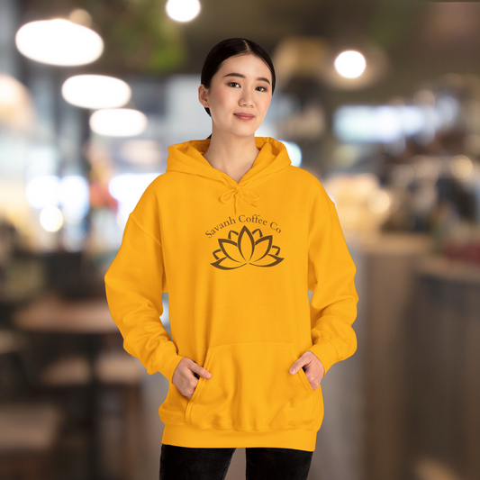 Savanh Coffee Hoodie- Gildan 18500 Hooded Sweatshirt in Gold