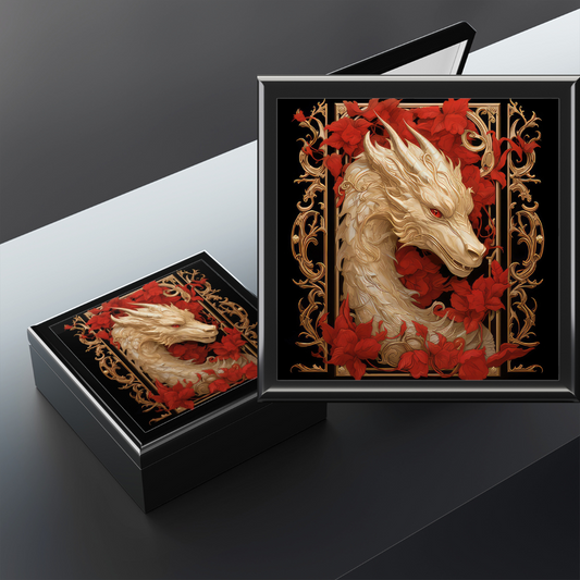 Elegant Dragon- Storage/Dice Box
