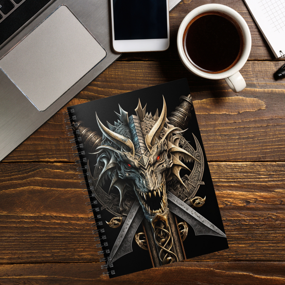 Dragon Skull- Spiral Notebook