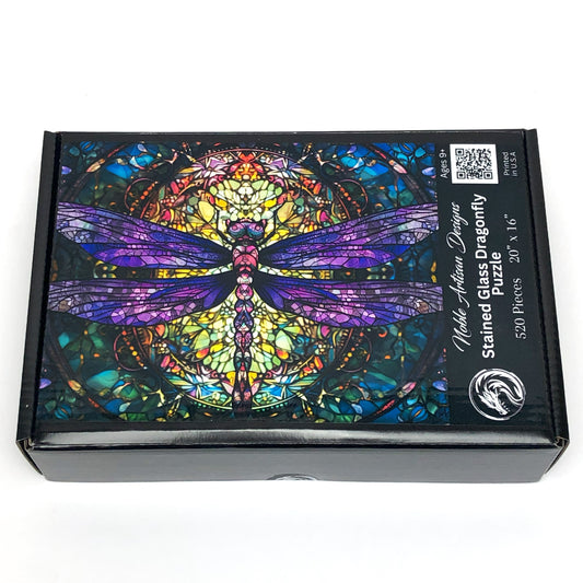 Stained Glass Dragonfly Puzzle