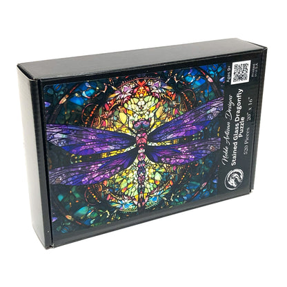 Stained Glass Dragonfly Puzzle